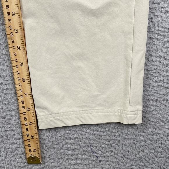 01. Algo Performance Pants Men's 32x34 Cream Beige Chino Performance Causal - Picture 7 of 13